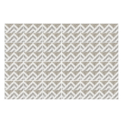 Öntapadós csempe matrica Cikcakk sakktábla-mintában