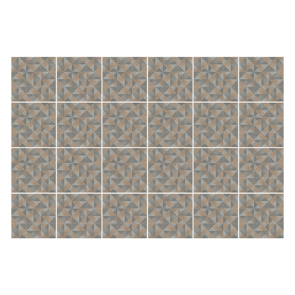 Öntapadós csempe matrica Geometriai háromszögek