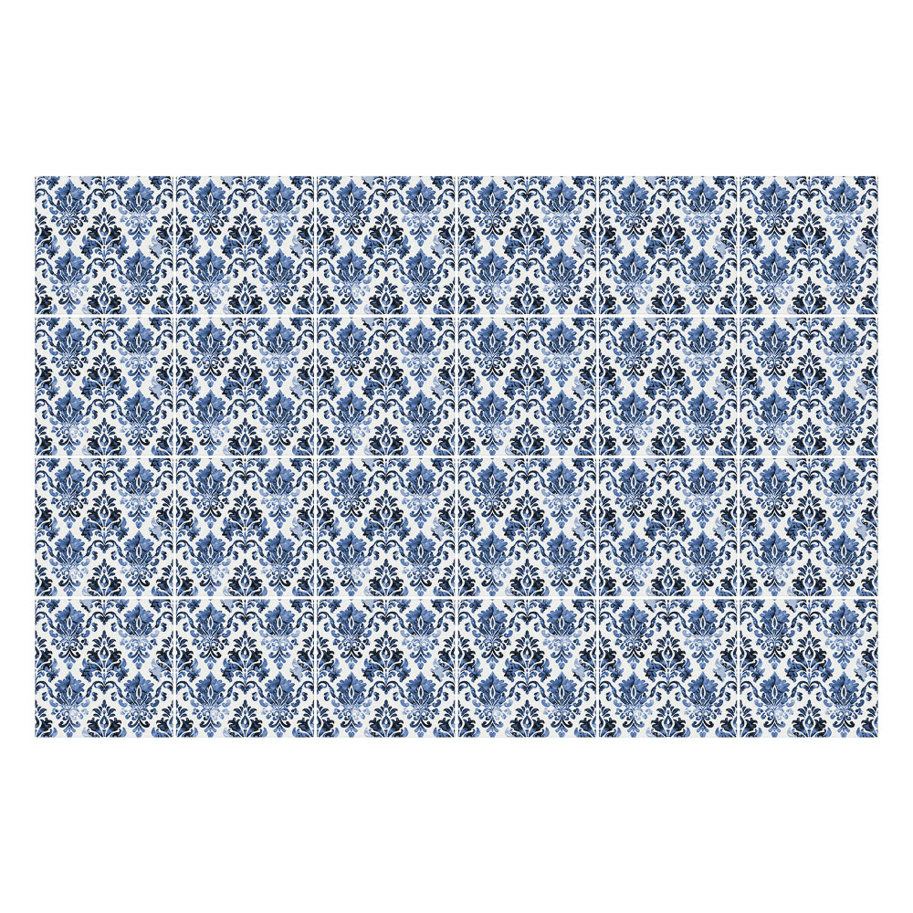 Csempe matrica Klasszikus virágdísz