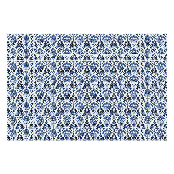 Csempe matrica Klasszikus virágdísz