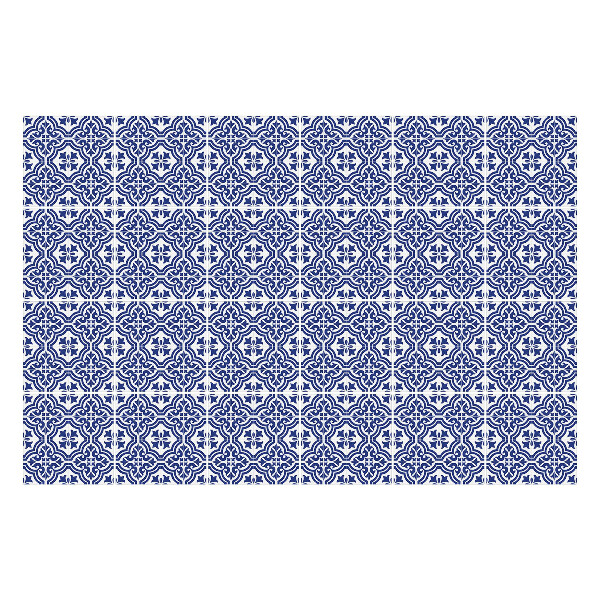 Csempe matrica Virágdíszek hálóban