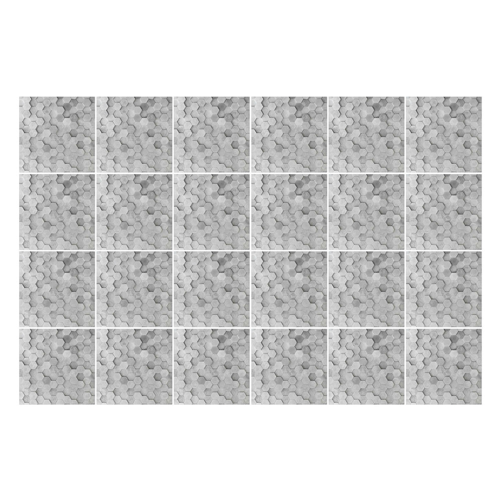 Öntapadós csempe matrica Hatszögletű szerkezetek