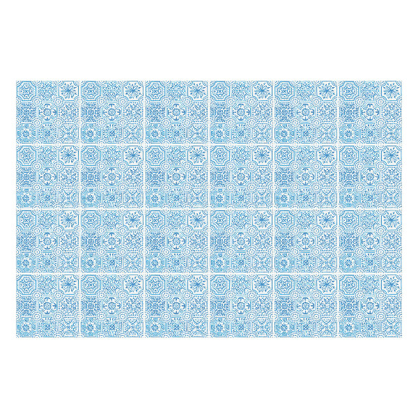 Öntapadós csempe matrica Összefonódó geometriai formák