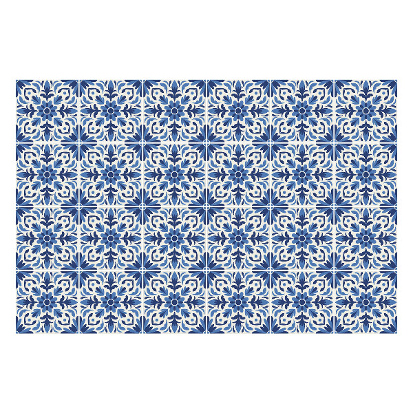 Csempe matrica Virágos motívum hálóban