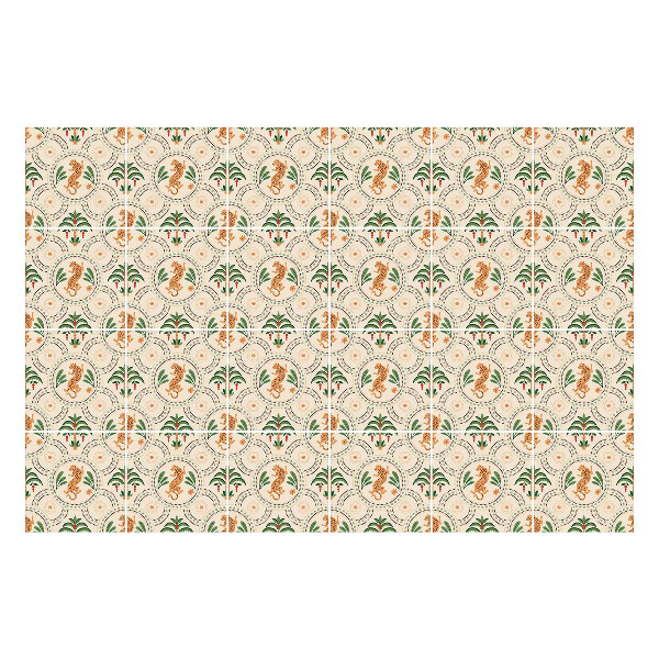 Csempe matrica Egzotikus növény- és állatvilág