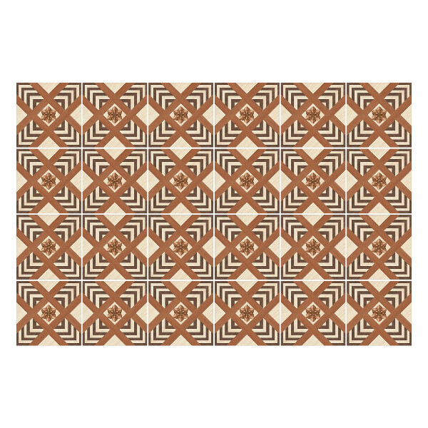 Csempe matrica Geometrikus rombuszok kerettel