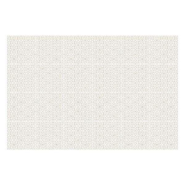 Csempe matrica Finom virágos körök