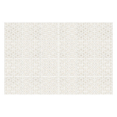 Csempe matrica Finom virágos körök