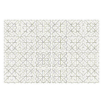 Csempe matrica Geometriai négyzetek egy rácsban