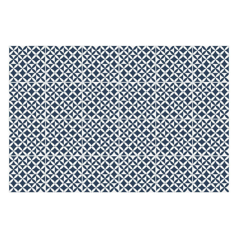 Öntapadós csempe matrica Geometriai ábrák egy rácsban