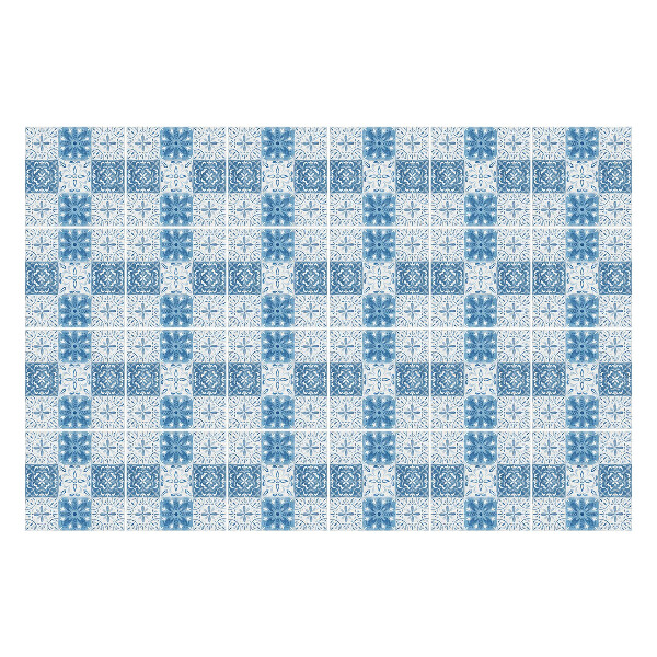 Csempe matrica Kék csempe