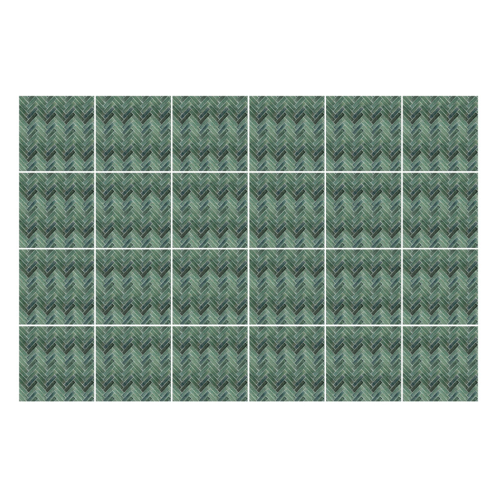 Öntapadós csempe matrica Halszálkás máz