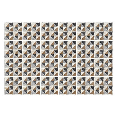 Öntapadós csempe matrica Fa és kő mozaik