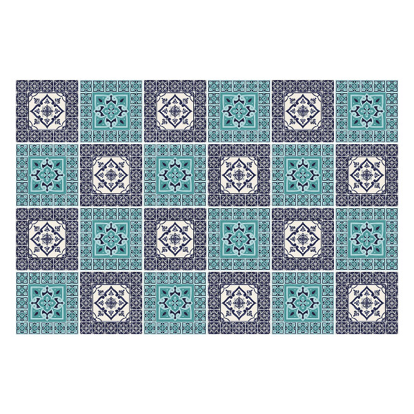 Öntapadós csempe matrica Spanyol díszítésű csempe