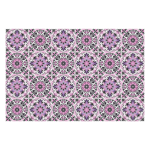 Csempe matrica Virágdíszek online