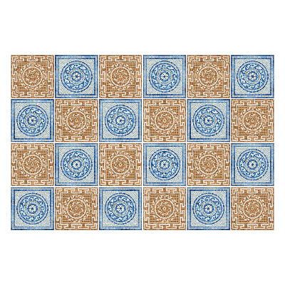 Csempe matrica Antik csempekészlet