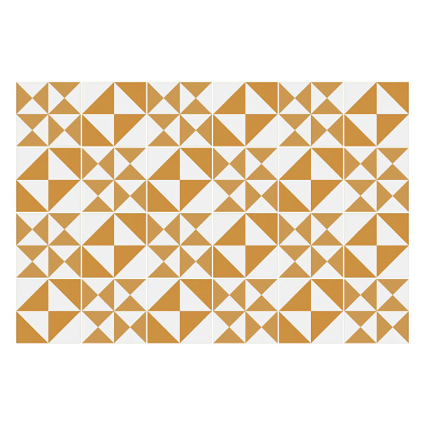 Öntapadós csempe matrica Háromszög geometria