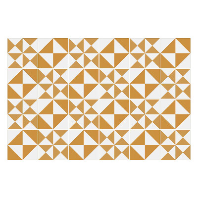 Öntapadós csempe matrica Háromszög geometria