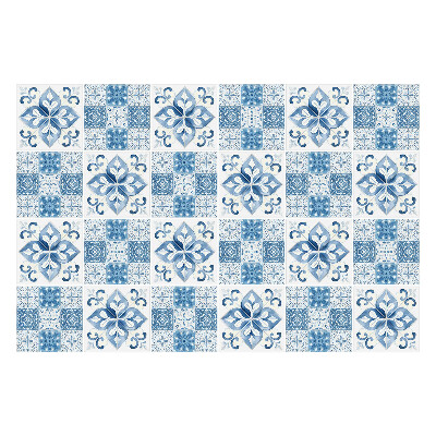 Öntapadós csempe matrica Kék csempe mozaik