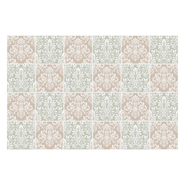 Csempe matrica Elegáns virágdíszek