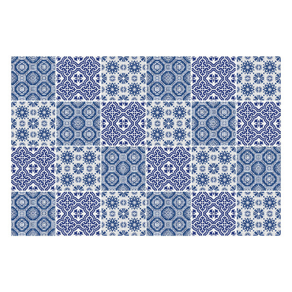 Öntapadós csempe matrica Gazdagon díszített mozaik