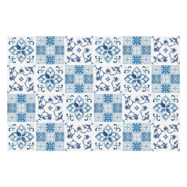 Csempe matrica Klasszikus csempe díszekkel