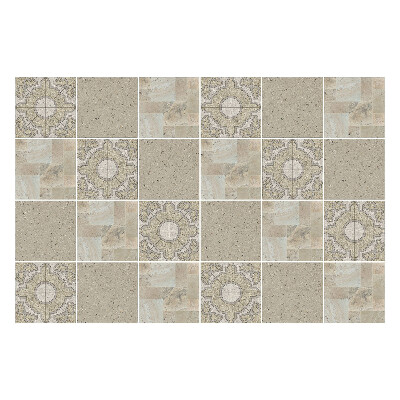 Öntapadós csempe matrica Homokkő csempe mozaik