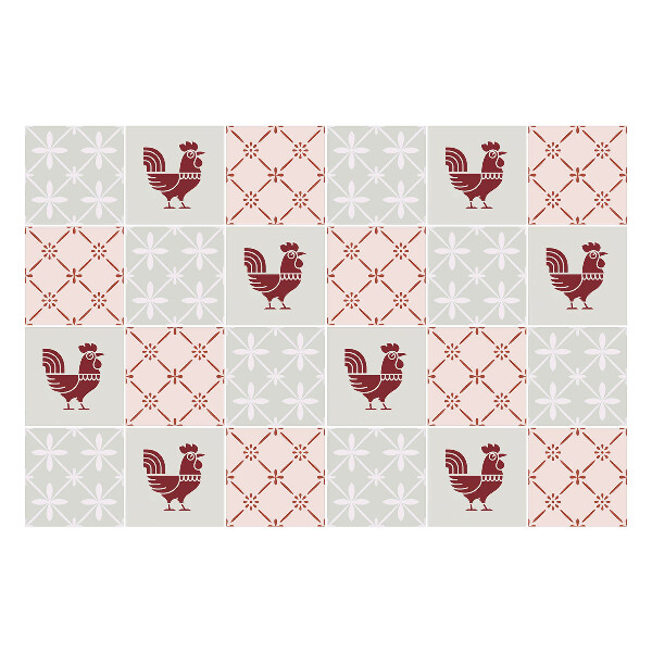 Csempe matrica Kockás rókagomba