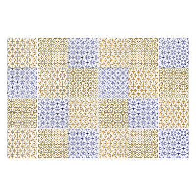 Csempe matrica Kis virág díszek