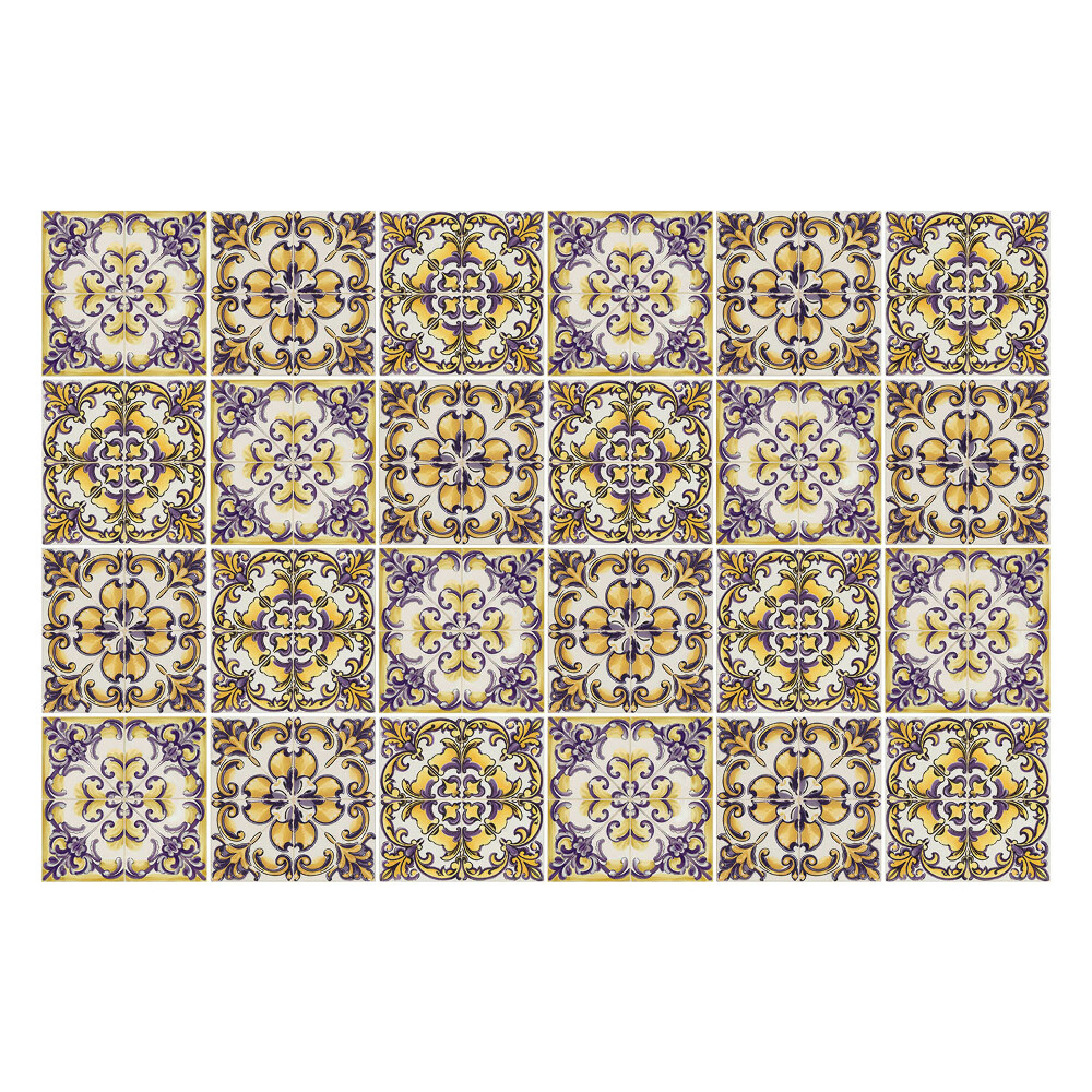 Öntapadós csempe matrica Mintás mozaik csempe