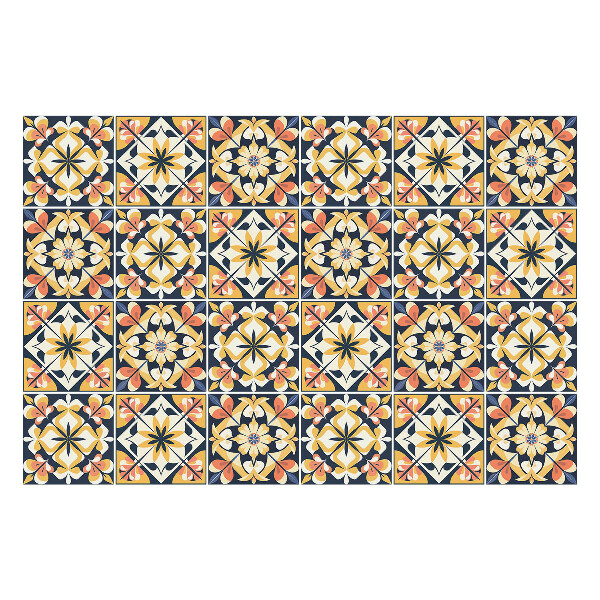 Csempe matrica Mintás retro mozaik