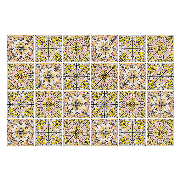 Öntapadós csempe matrica Pasztell antik mozaik