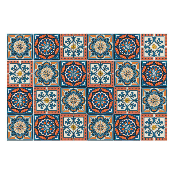 Öntapadós csempe matrica Keleti design