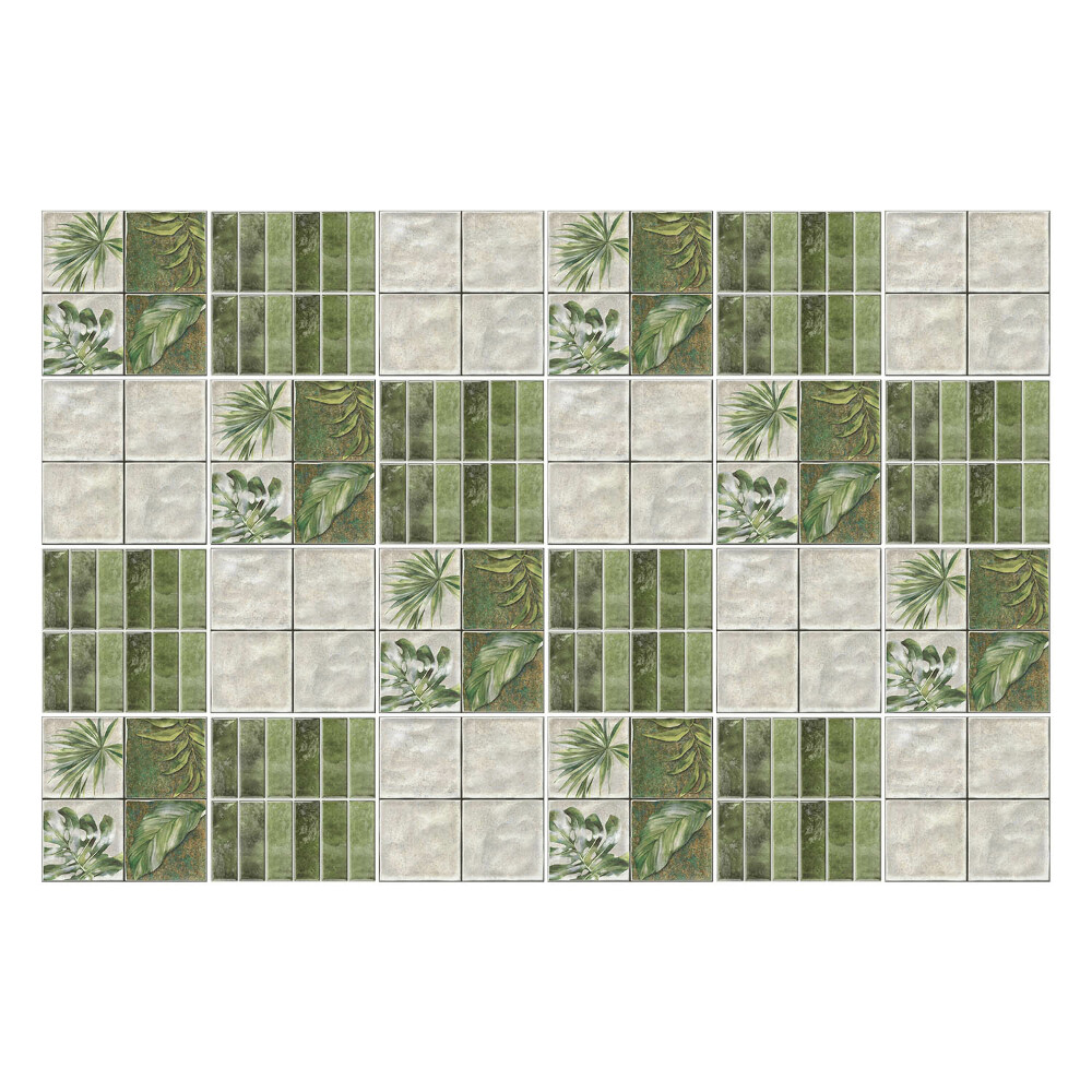 Csempe matrica Növényi motívumok mozaikban