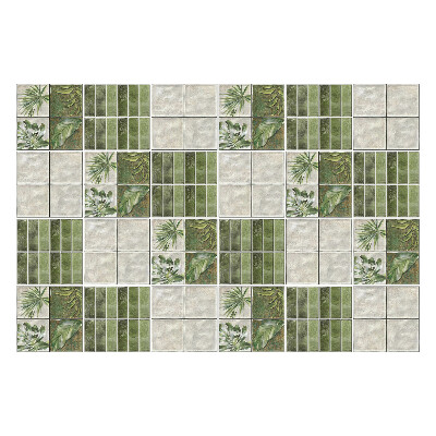 Csempe matrica Növényi motívumok mozaikban