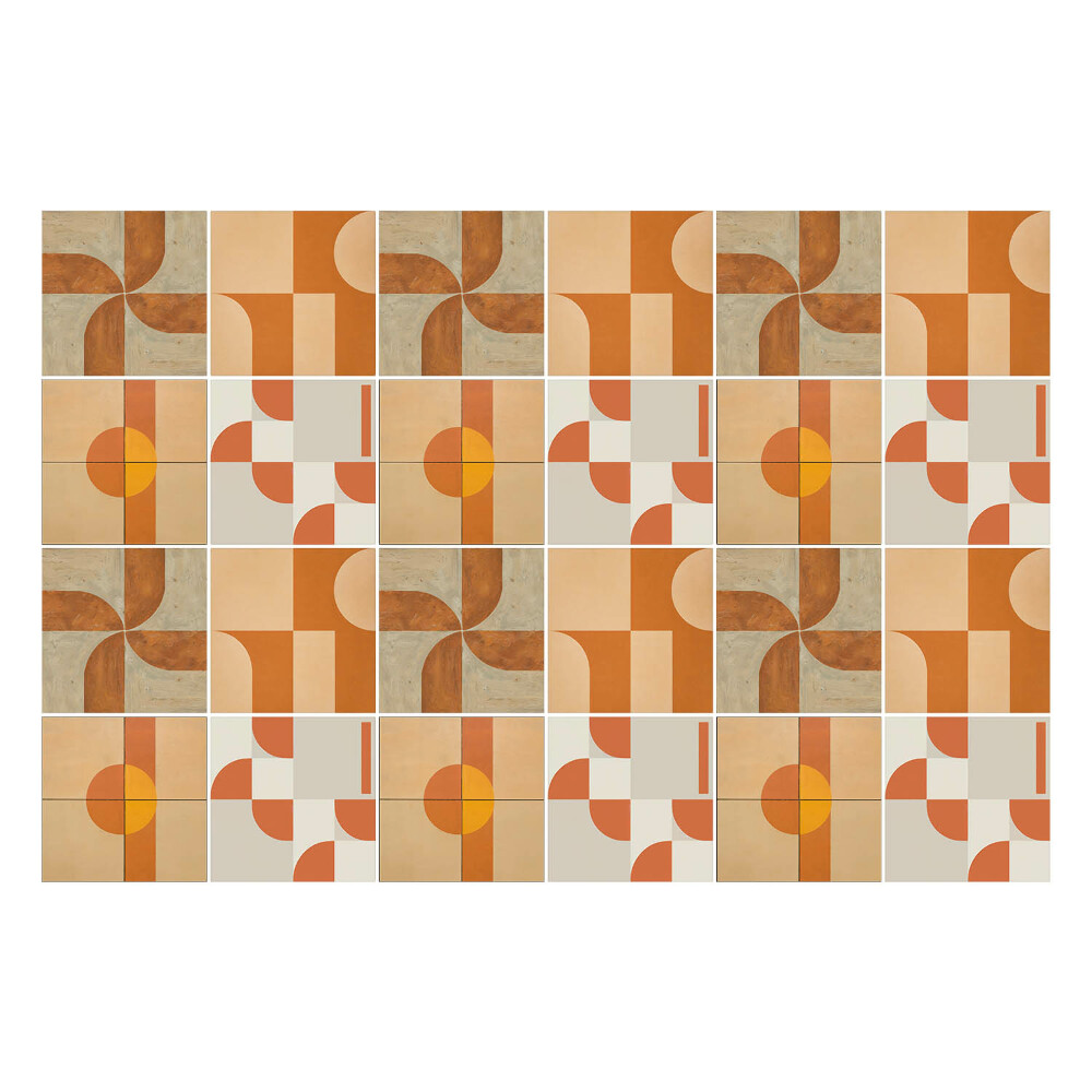 Öntapadós csempe matrica Absztrakt geometriai formák