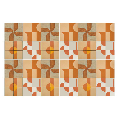 Öntapadós csempe matrica Absztrakt geometriai formák