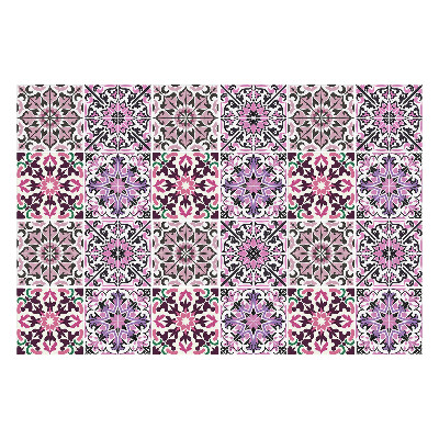 Öntapadós csempe matrica Pasztell díszítésű mozaik