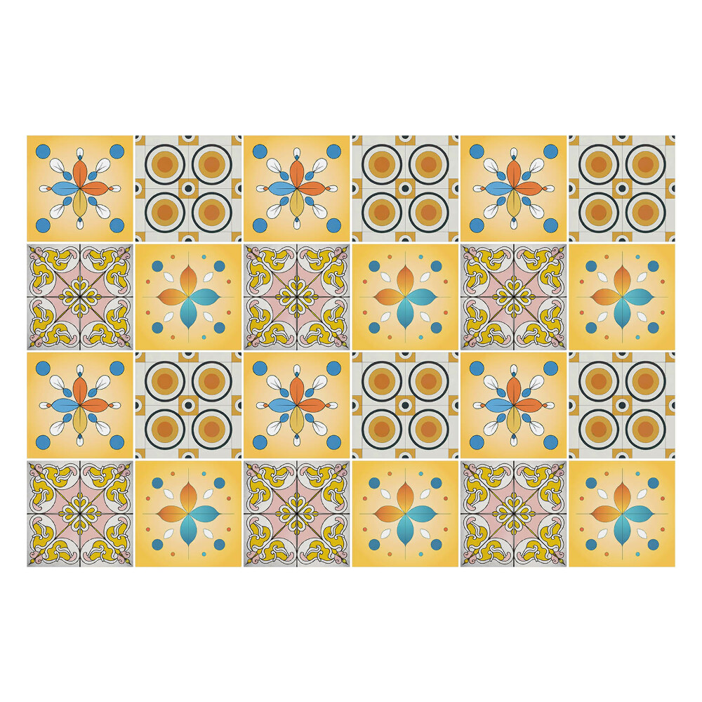 Csempe matrica Színes csempe