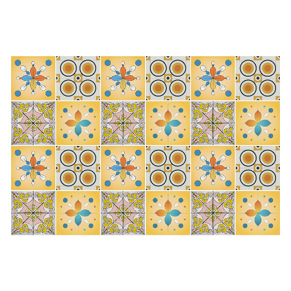 Csempe matrica Színes csempe