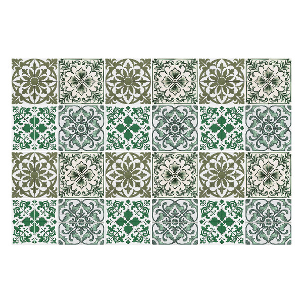 Csempe matrica Növényi és geometriai motívumok