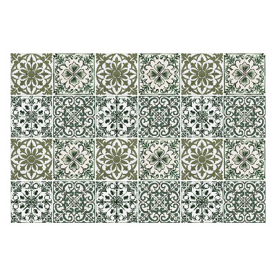 Csempe matrica Virágmotívumok az elrendezésben