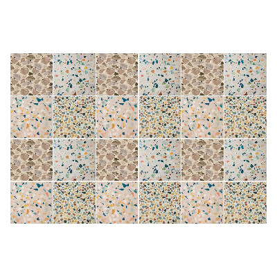 Csempe matrica Természetes kövek mozaikban