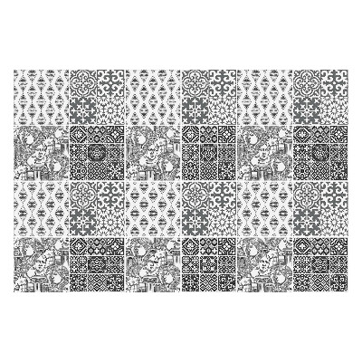 Öntapadós csempe matrica Antik design