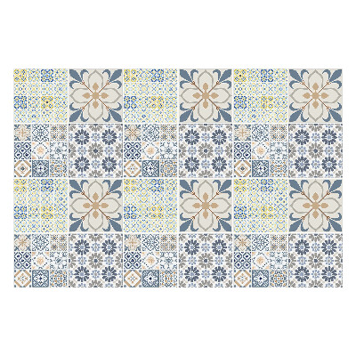 Csempe matrica Virágos csempe