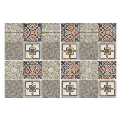 Öntapadós csempe matrica Ősi csempék mozaikja