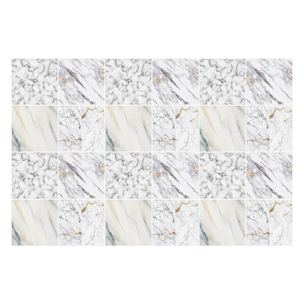 Öntapadós csempe matrica Elegáns márvány kompozíció