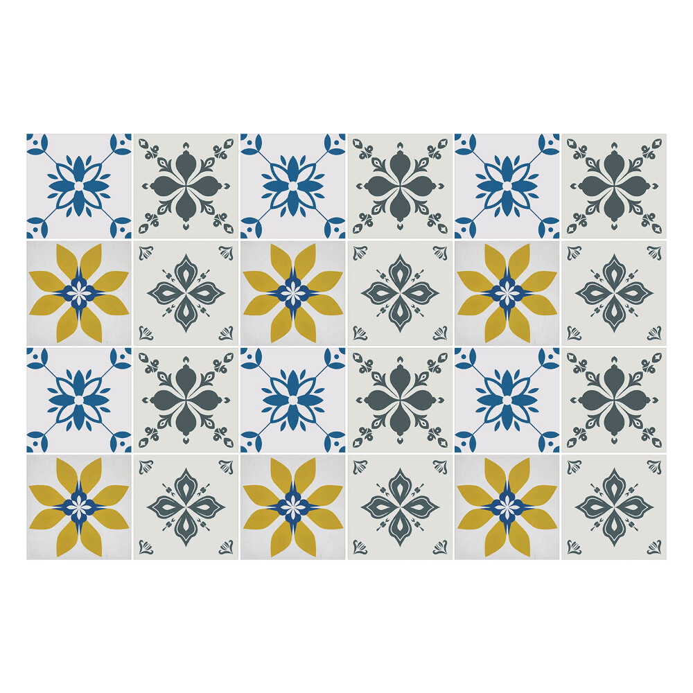 Csempe matrica Virágos motívumok