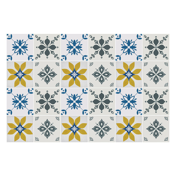 Csempe matrica Virágos motívumok