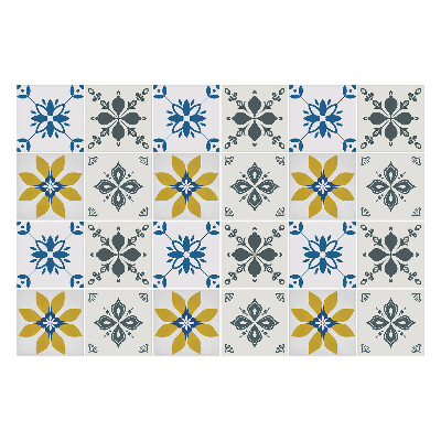 Csempe matrica Virágos motívumok